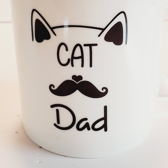 Cat Mom and Cat Dad Mug Set - Picture 2 of 6